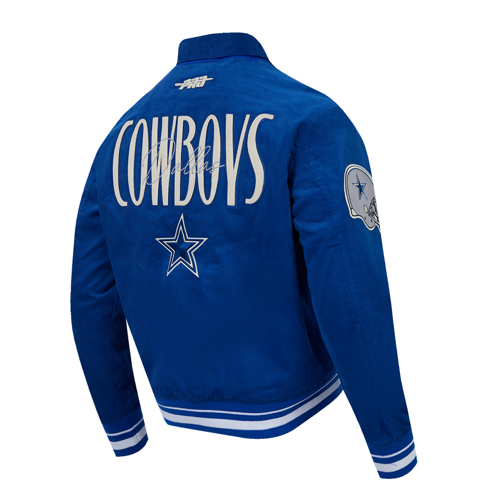 NFL DALLAS COWBOYS ORIGINAL PLAYERS MEN'S JACKET (DODGER BLUE)