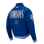 NFL DALLAS COWBOYS ORIGINAL PLAYERS MEN'S JACKET (DODGER BLUE)