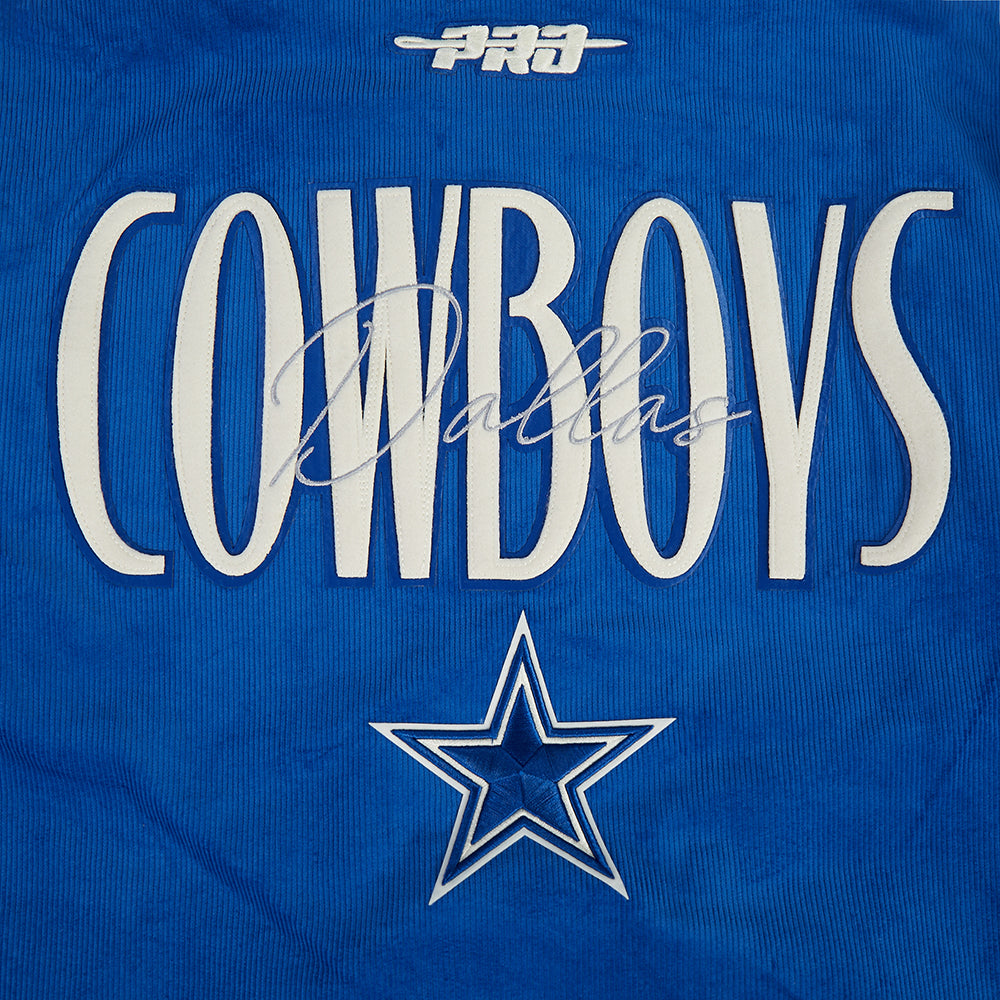 NFL DALLAS COWBOYS ORIGINAL PLAYERS MEN'S JACKET (DODGER BLUE)