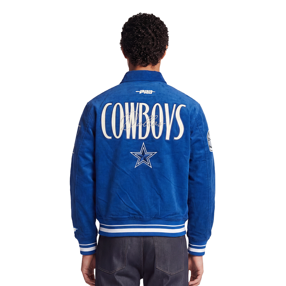 NFL DALLAS COWBOYS ORIGINAL PLAYERS MEN'S JACKET (DODGER BLUE)