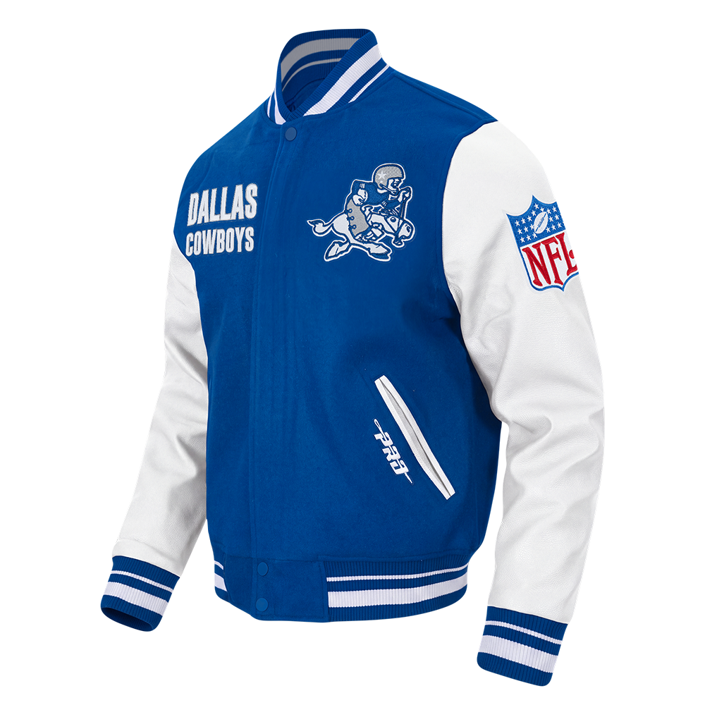 NFL DALLAS COWBOYS ON TOP MEN'S COAT (DODGER BLUE/WHITE)