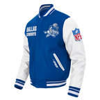 NFL DALLAS COWBOYS ON TOP MEN'S COAT (DODGER BLUE/WHITE)