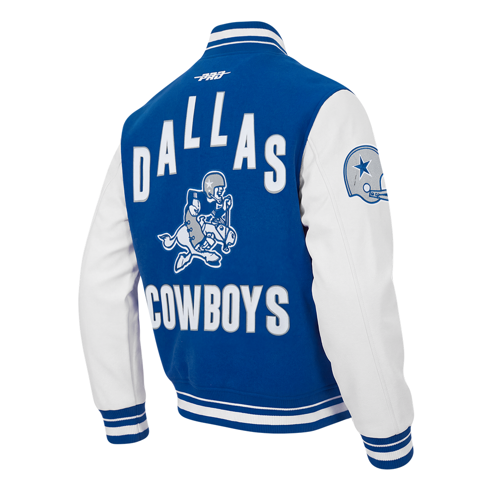 NFL DALLAS COWBOYS ON TOP MEN'S COAT (DODGER BLUE/WHITE)