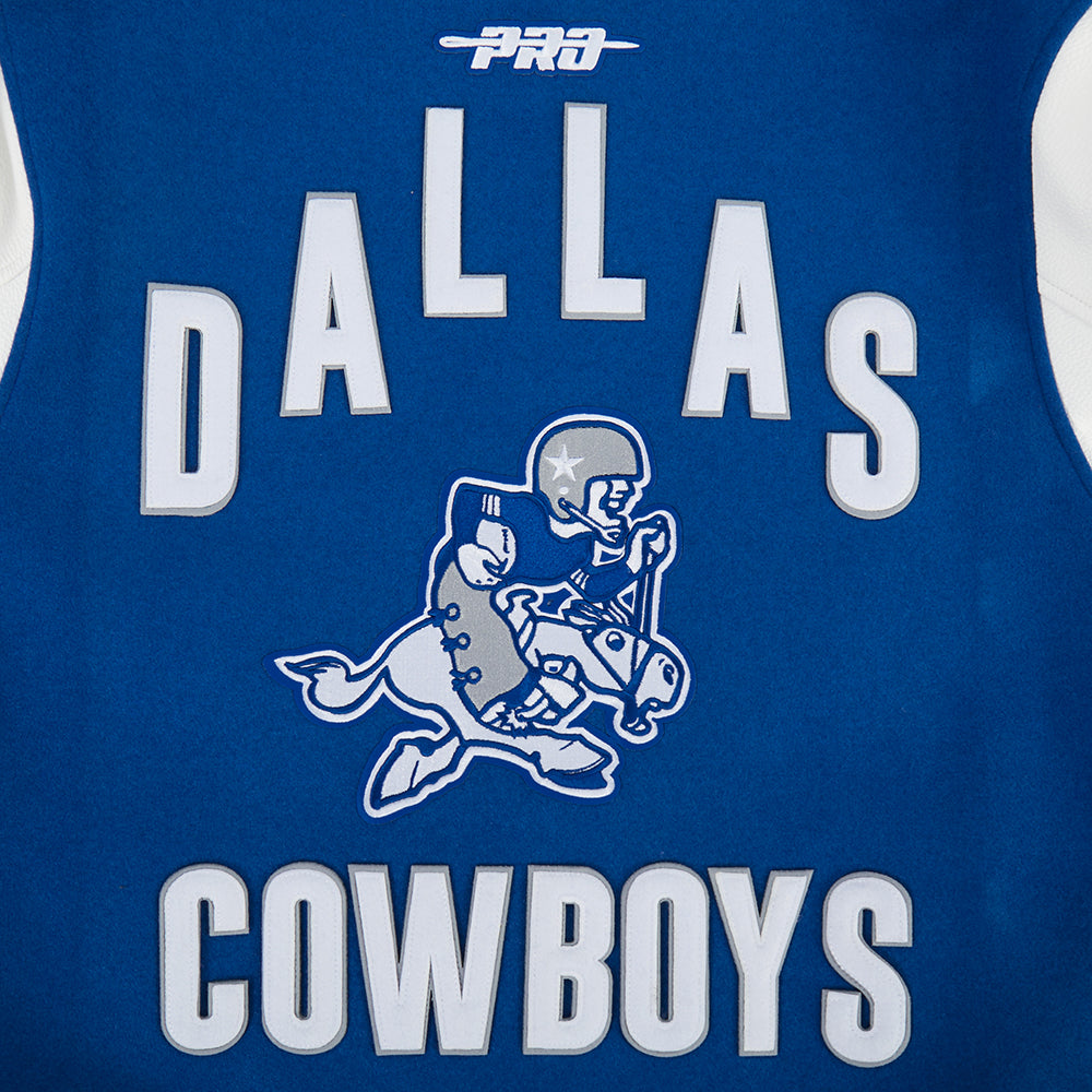 NFL DALLAS COWBOYS ON TOP MEN'S COAT (DODGER BLUE/WHITE)