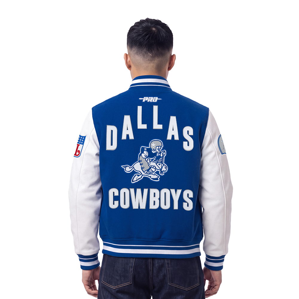 NFL DALLAS COWBOYS ON TOP MEN'S COAT (DODGER BLUE/WHITE)