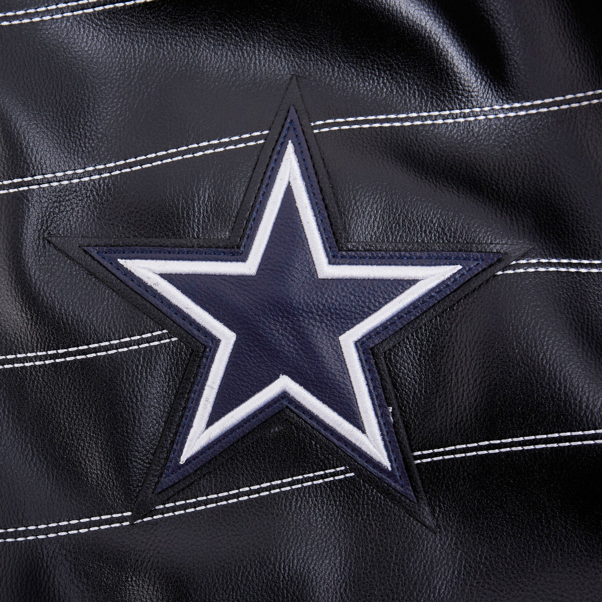 NFL DALLAS COWBOYS PRO PREMIUM MEN'S COAT (BLACK)