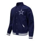 NFL DALLAS COWBOYS CLASSIC CORDUROY MANTEAU POUR HOMME (MARINE MINUIT)