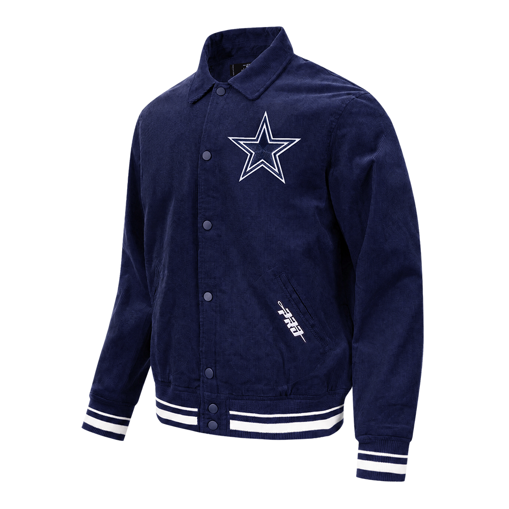 NFL DALLAS COWBOYS CLASSIC CORDUROY MANTEAU POUR HOMME (MARINE MINUIT)