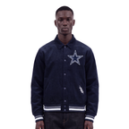 NFL DALLAS COWBOYS CLASSIC CORDUROY MANTEAU POUR HOMME (MARINE MINUIT)