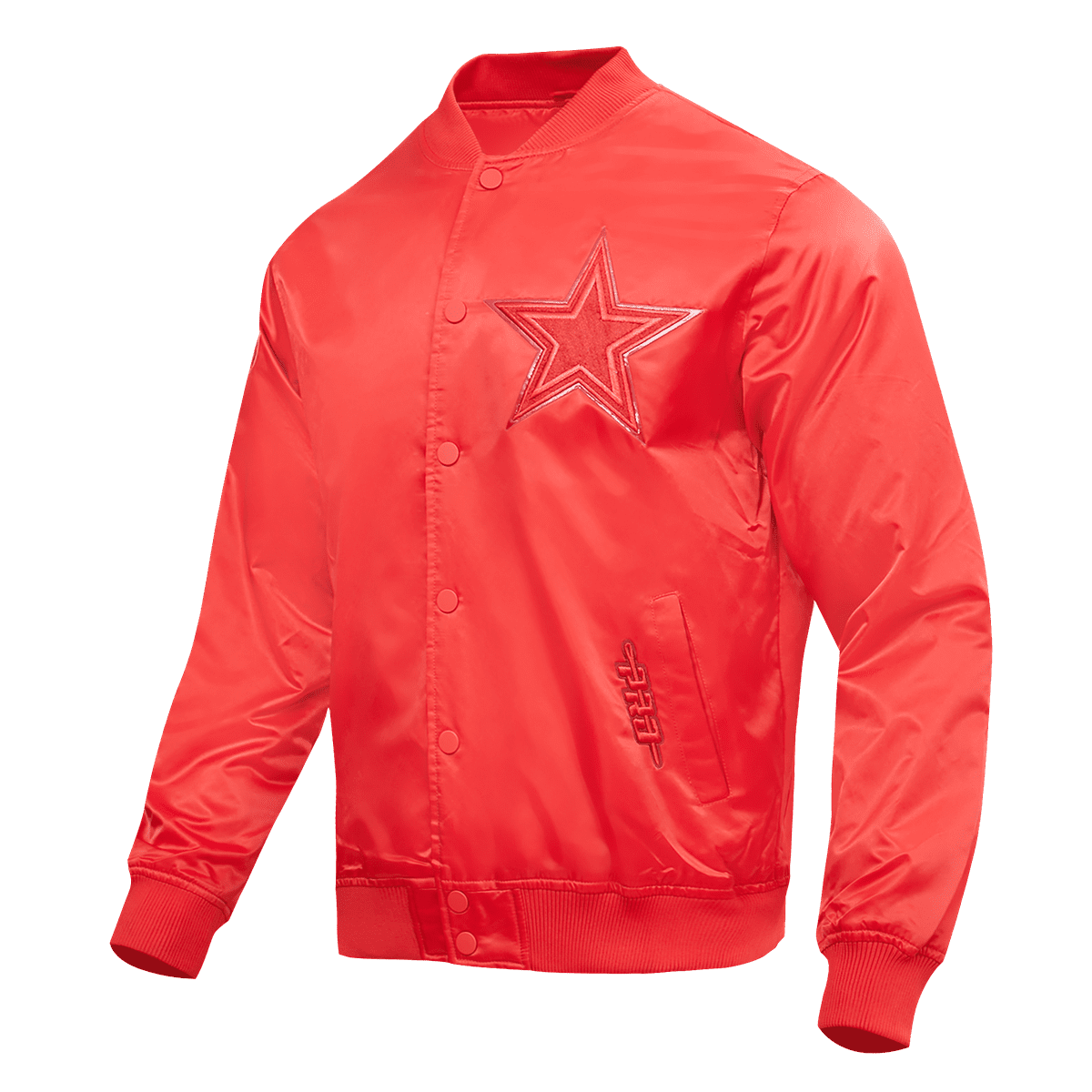 NFL DALLAS COWBOYS CLASSIC TRIPLE RED MEN'S TRACK JACKET (TRIPLE RED)