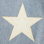 NFL DALLAS COWBOYS VARSITY BLUES MEN'S DENIM VARSITY JACKET (DENIM/LINEN)