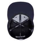 NFL DALLAS COWBOYS STACKED LOGO WOOL UNISEX SNAPBACK HAT (MIDNIGHT NAVY)