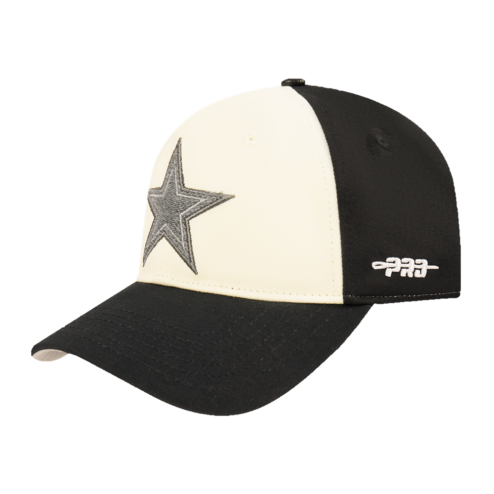 NFL DALLAS COWBOYS REVERSE FRENCH TERRY DAD HAT (EGGSHELL/ BLACK)