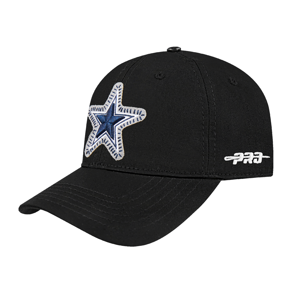 NFL DALLAS COWBOYS DIY PICK STITCH DAD HAT (BLACK)