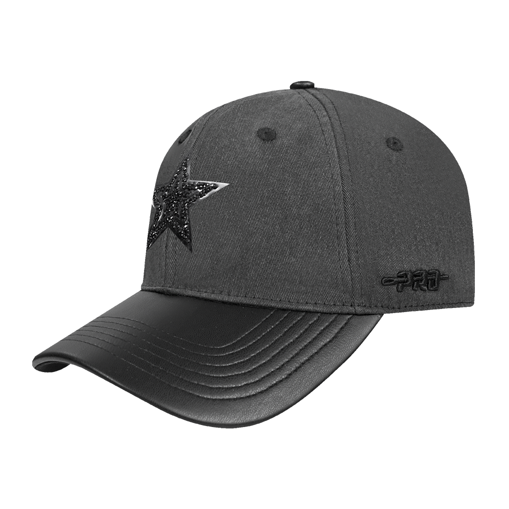 NFL DALLAS COWBOYS WASHED CRYSTALLINE DAD HAT (WASHED BLACK)
