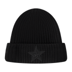 NFL DALLAS COWBOYS BLACKOUT UNLINED PRO BEANIE CUFFED (BLACK)