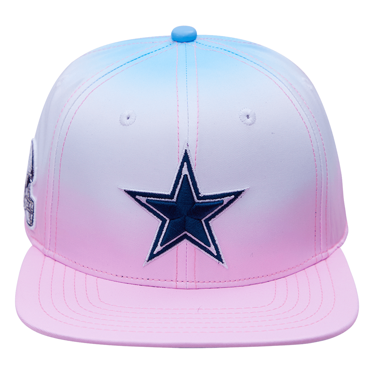 NFL DALLAS COWBOYS CASQUETTE SNAPBACK À LOGO POUR UNISEXE (BLEU/BLANC/ROSE)