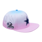 NFL DALLAS COWBOYS CASQUETTE SNAPBACK À LOGO POUR UNISEXE (BLEU/BLANC/ROSE)