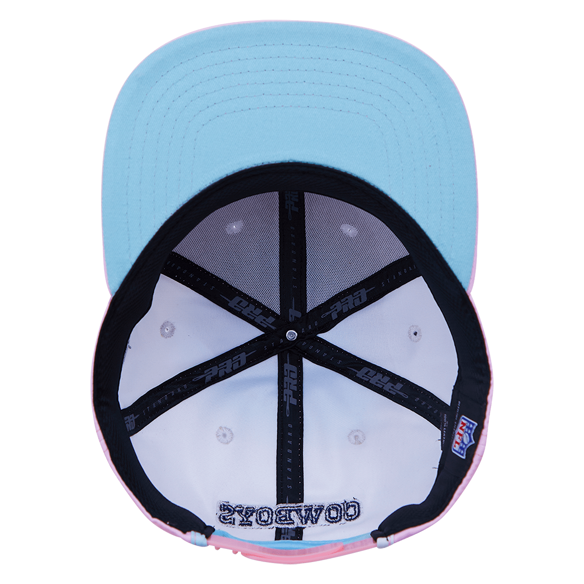 NFL DALLAS COWBOYS CASQUETTE SNAPBACK À LOGO POUR UNISEXE (BLEU/BLANC/ROSE)