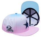 NFL DALLAS COWBOYS CASQUETTE SNAPBACK À LOGO POUR UNISEXE (BLEU/BLANC/ROSE)