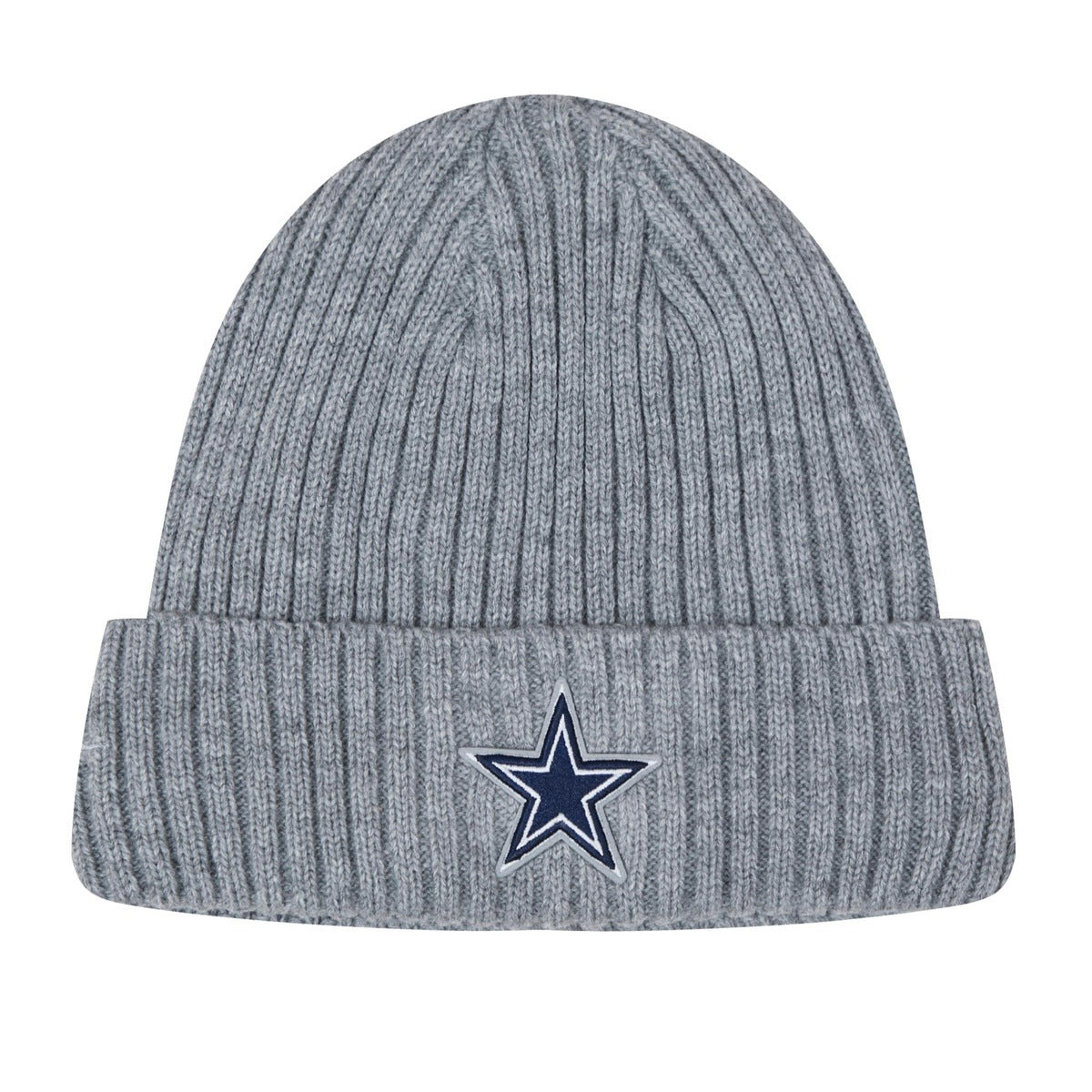 Bonnet unisexe NFL Dallas Cowboys Classic Core (gris chiné)