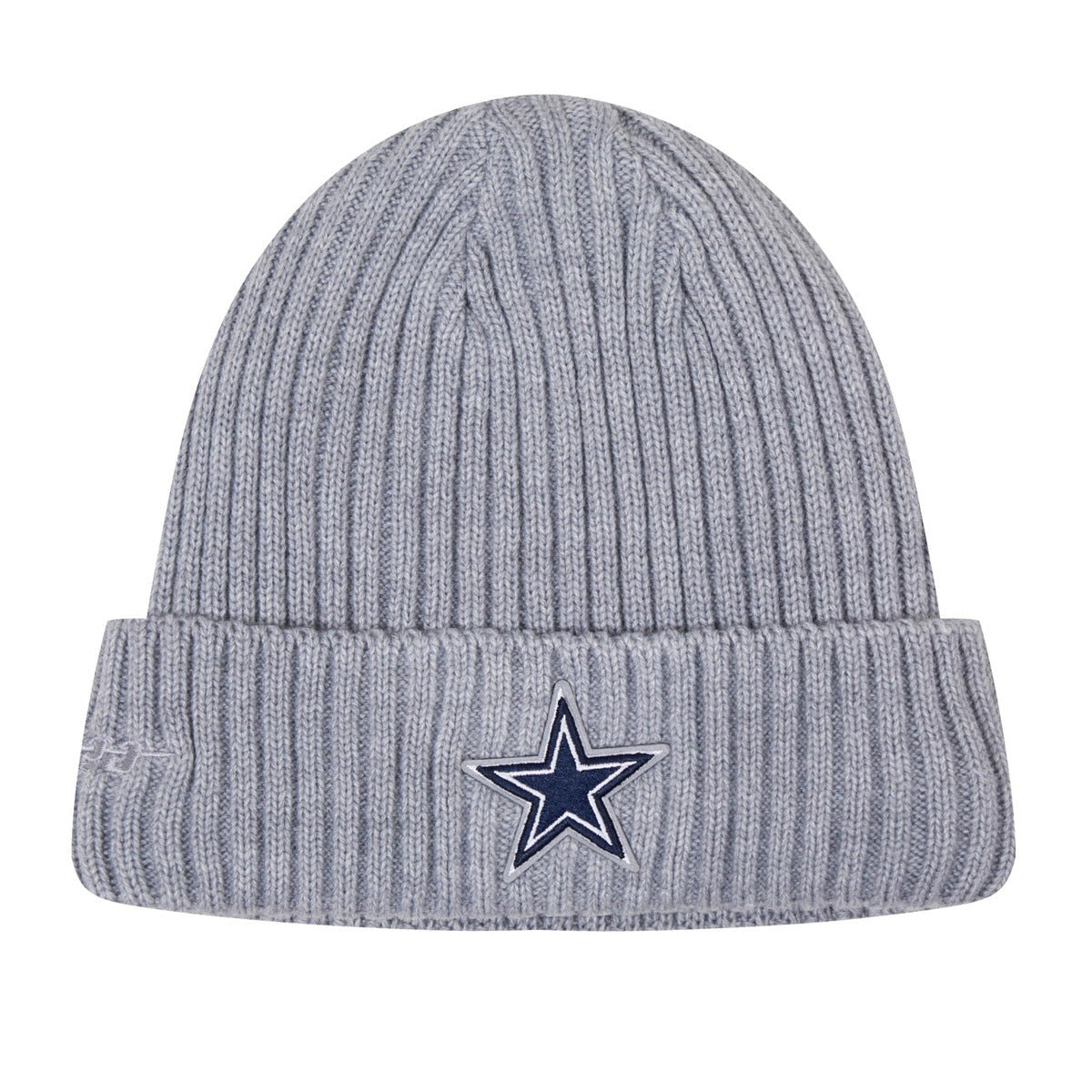 NFL DALLAS COWBOYS OLD ENGLISH UNISEX BEANIE (HEATHER GREY)