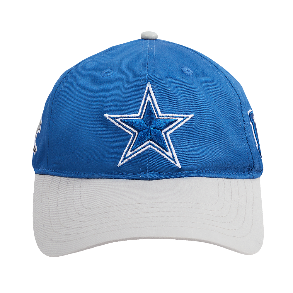 NFL DALLAS COWBOYS RETRO CLASSICS LOGO COTTON TWILL PRO SCORE STRAPBACK/DODGER BLUE/GRAY