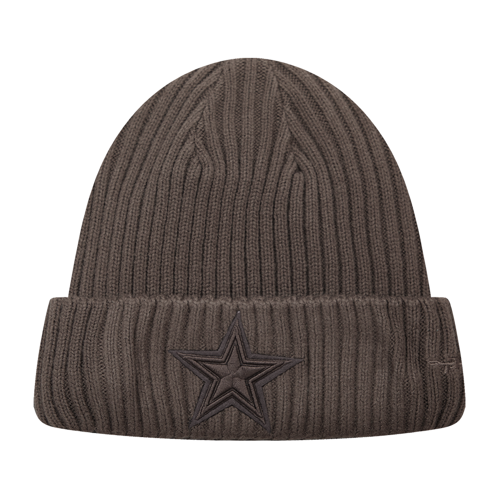 NFL DALLAS COWBOYS NEUTRAL UNISEX BEANIE (DARK TAUPE)