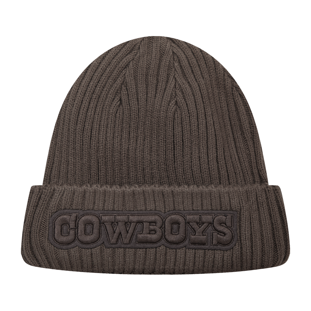 NFL DALLAS COWBOYS NEUTRAL UNISEX BEANIE (DARK TAUPE)