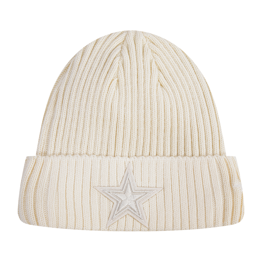 NFL DALLAS COWBOYS NEUTRAL UNISEX BEANIE (EGGSHELL)