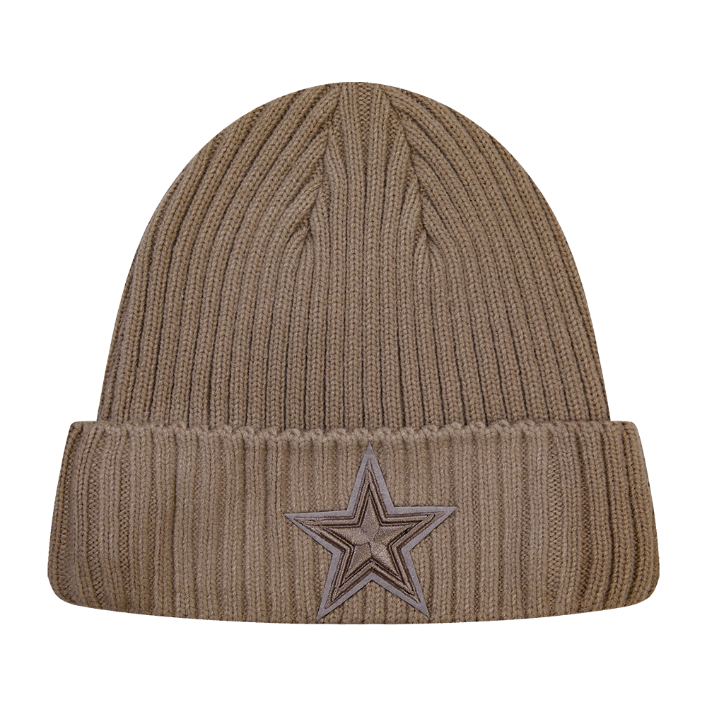 NFL DALLAS COWBOYS NEUTRAL UNISEX BEANIE (TAUPE)