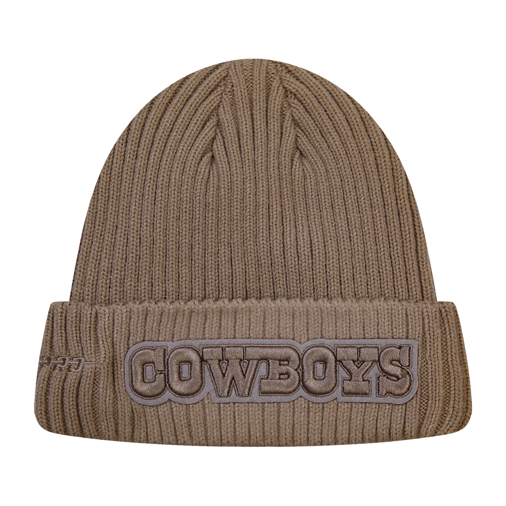 NFL DALLAS COWBOYS NEUTRAL UNISEX BEANIE (TAUPE)