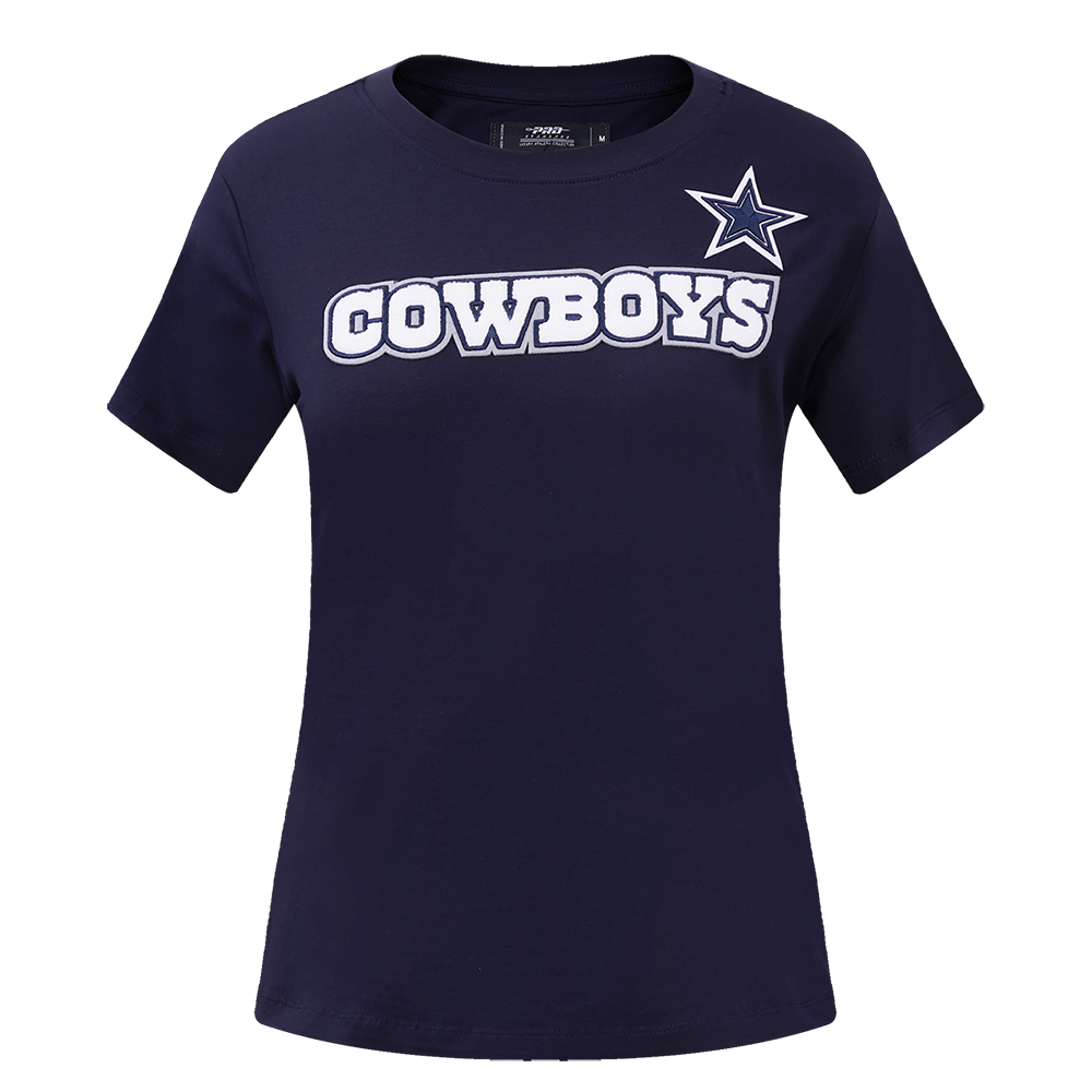 NFL DALLAS COWBOYS CLASSIC SHORT SLEEVE WOMEN'S SLIM FIT TEE (MIDNIGHT NAVY)