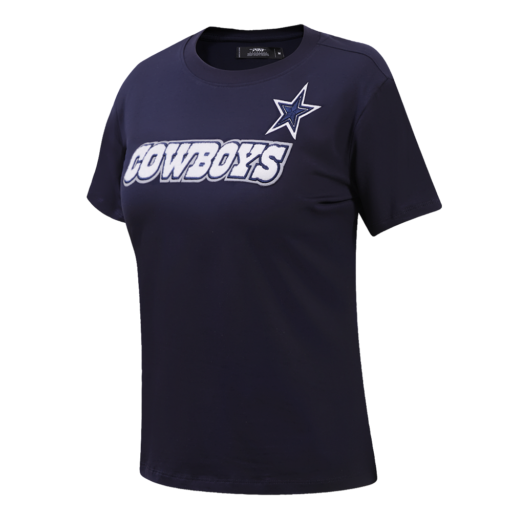 NFL DALLAS COWBOYS CLASSIC SHORT SLEEVE WOMEN'S SLIM FIT TEE (MIDNIGHT NAVY)