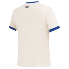 NFL DALLAS COWBOYS RETRO CASCADE T-SHIRT À BORDURES CONTRASTANTES POUR FEMME (COQUILLE D'ŒUF/BLEU DODGER)