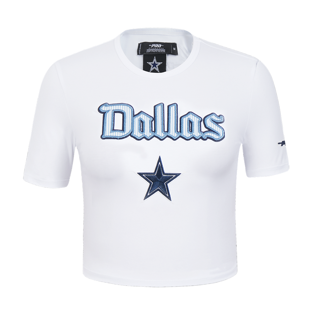 NFL DALLAS COWBOYS COUNTRY CLUB T-SHIRT À TAILLE DÉGAGÉE POUR FEMME (BLANC)