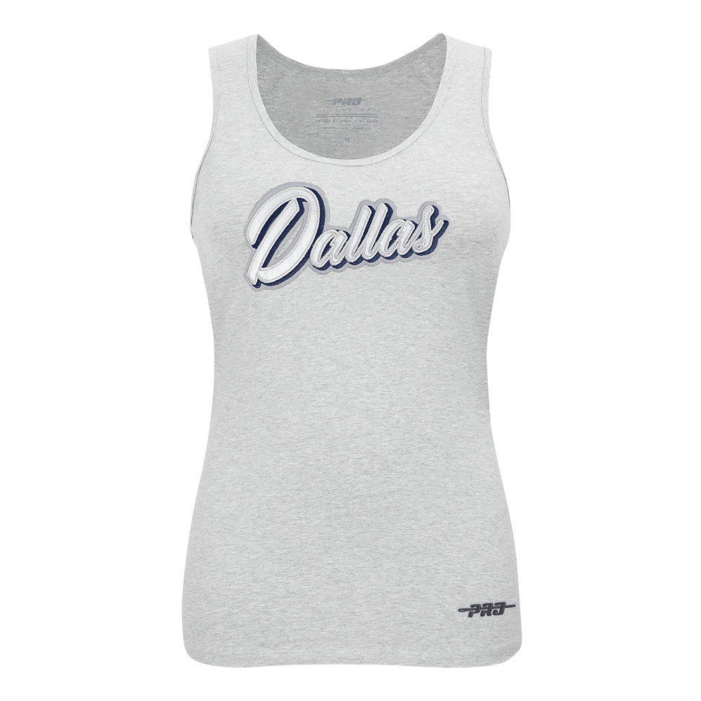 NFL DALLAS COWBOYS SHEER INFLUENCE WOMEN'S RELAXED FIT RACERBACK (HEATHER GREY)