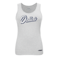 NFL DALLAS COWBOYS SHEER INFLUENCE WOMEN'S RELAXED FIT RACERBACK (HEATHER GREY)