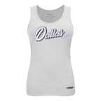 NFL DALLAS COWBOYS SHEER INFLUENCE WOMEN'S RELAXED FIT RACERBACK (HEATHER GREY)