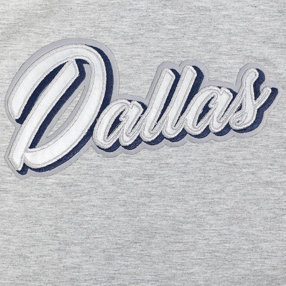 NFL DALLAS COWBOYS SHEER INFLUENCE WOMEN'S RELAXED FIT RACERBACK (HEATHER GREY)
