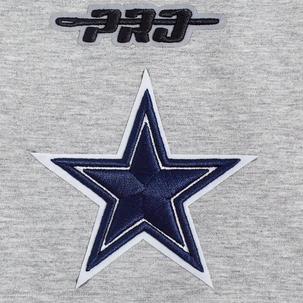 NFL DALLAS COWBOYS SHEER INFLUENCE WOMEN'S RELAXED FIT RACERBACK (HEATHER GREY)