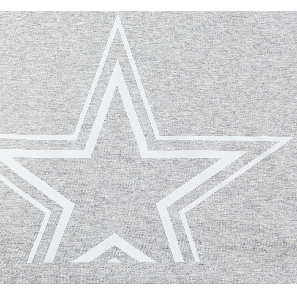 NFL DALLAS COWBOYS SHEER INFLUENCE WOMEN'S RELAXED FIT RACERBACK (HEATHER GREY)