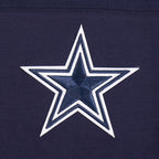 NFL DALLAS COWBOYS SHEER INFLUENCE T-SHIRT TRANSPARENT À COUPE CARRÉE POUR FEMME (MARINE MINUIT)