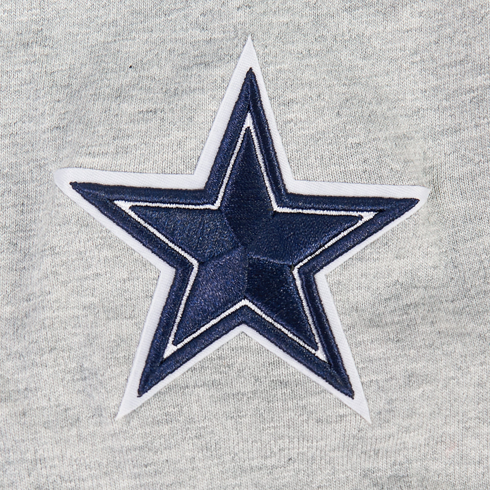 NFL DALLAS COWBOYS SHEER INFLUENCE T-SHIRT DE COUPE BOYFRIEND POUR FEMME (GRIS CHINÉ)