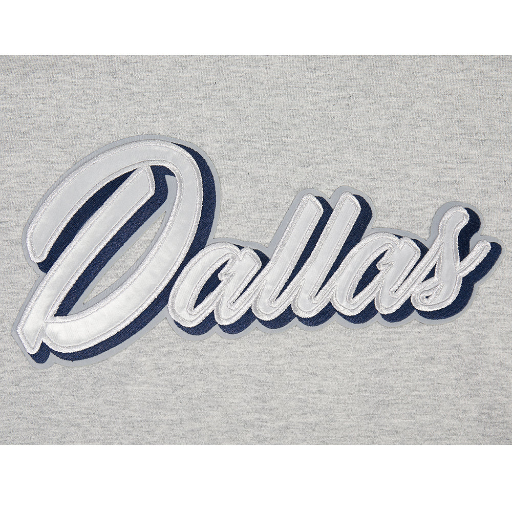 NFL DALLAS COWBOYS SHEER INFLUENCE T-SHIRT DE COUPE BOYFRIEND POUR FEMME (GRIS CHINÉ)