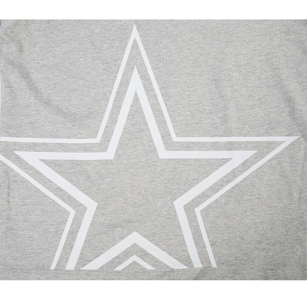 NFL DALLAS COWBOYS SHEER INFLUENCE T-SHIRT DE COUPE BOYFRIEND POUR FEMME (GRIS CHINÉ)