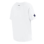 NFL DALLAS COWBOYS SHEER INFLUENCE T-SHIRT DE COUPE BOYFRIEND POUR FEMME (BLANC)