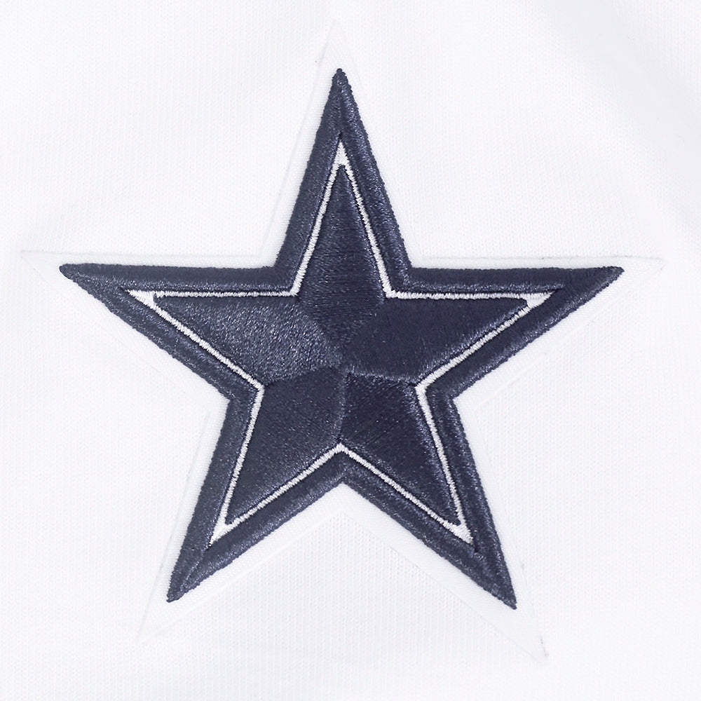 NFL DALLAS COWBOYS SHEER INFLUENCE T-SHIRT DE COUPE BOYFRIEND POUR FEMME (BLANC)