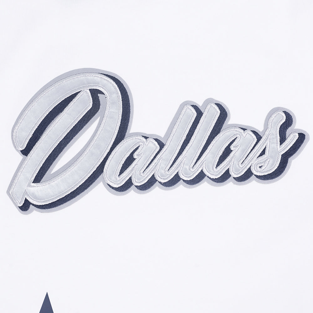 NFL DALLAS COWBOYS SHEER INFLUENCE T-SHIRT DE COUPE BOYFRIEND POUR FEMME (BLANC)