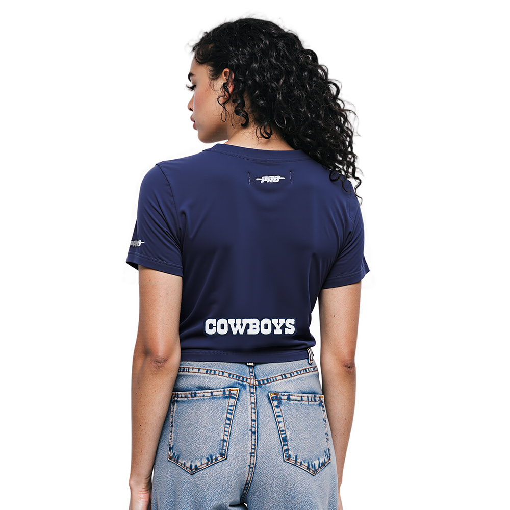 NFL DALLAS COWBOYS CEE DEE LAMB #88 CLASSIC PNN WOMEN'S SJ BOXY TEE (MIDNIGHT NAVY)